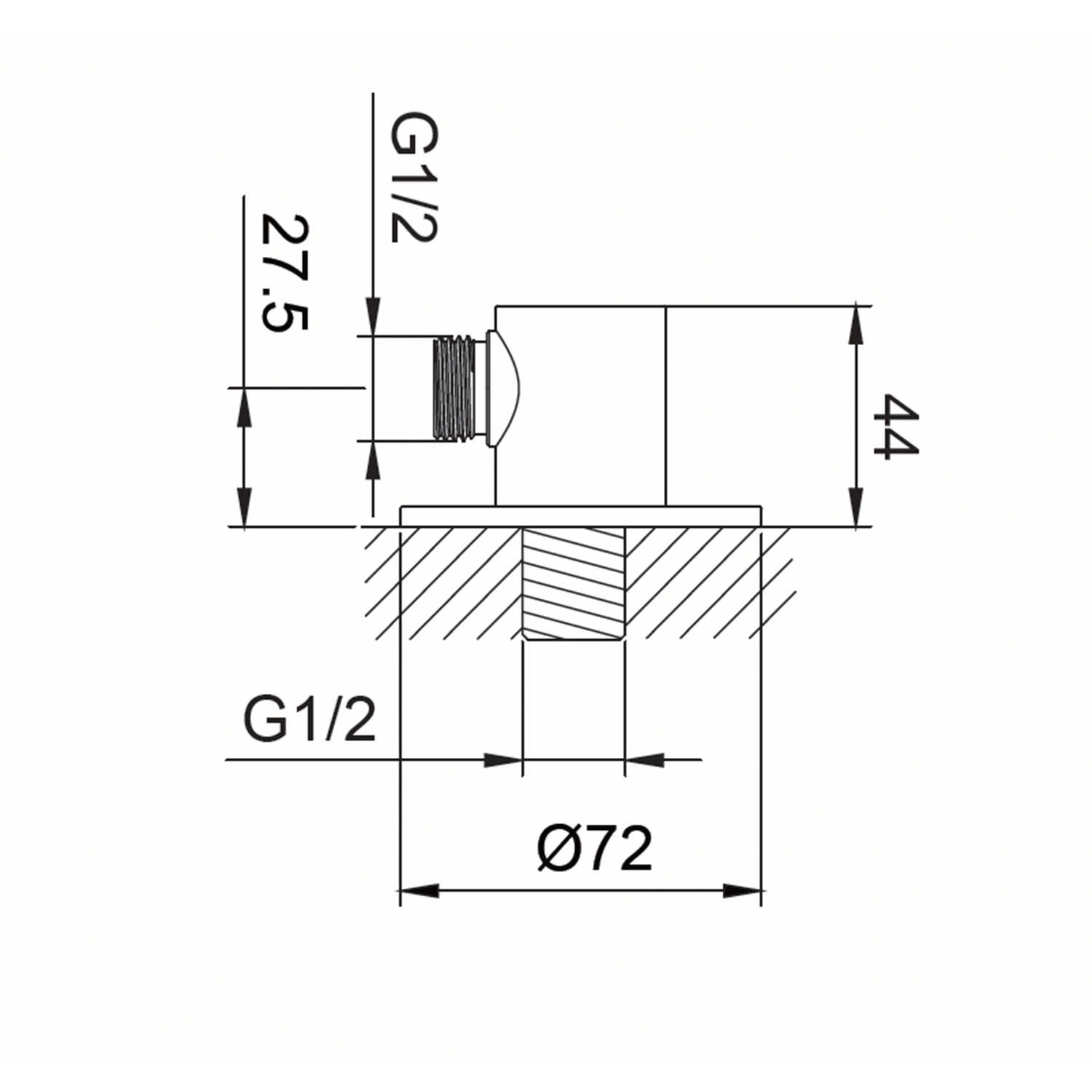 ATTACCO-DOCCINO-FLESSIBILE-WATER-ORO-ROSA ATTACCO-DOCCINO-FLESSIBILE-WATER-ORO-ROSA<br> - Imagen 3