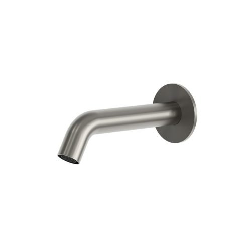 Beccuccio de pared para lavabo en acero inoxidable color canón de rifle