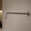 Brazo de ducha pared largo color canna di fucile en acero inoxidable 316L durable BRACCIO DOCCIA PARETE LEVANTE CANNA FUCILE Ambientata 100x100
