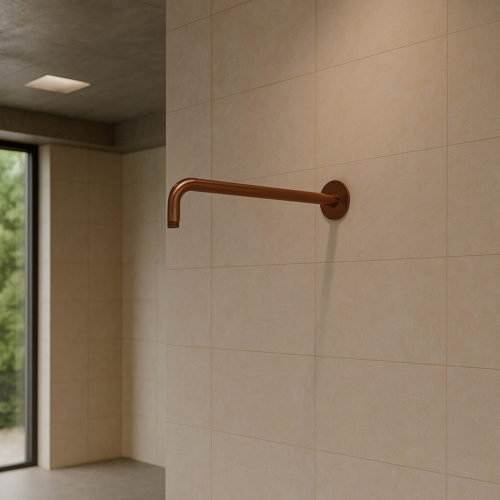 BRACCIO-DOCCIA-PARETE-LEVANTE-ORO-ROSA<br>