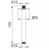 BRACCIO-DOCCIA-SOFFITTO-LEVANTE-CORTO-CANNA-FUCILE BRACCIO DOCCIA SOFFITTO LEVANTE CORTO CANNA FUCILE 3 100x100
