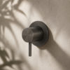 Desviador de muro color canna fucile en acero inox 316L resistente y duradero DEVIATORE MURO LEVANTE CANNA FUCILE Ambientata 100x100