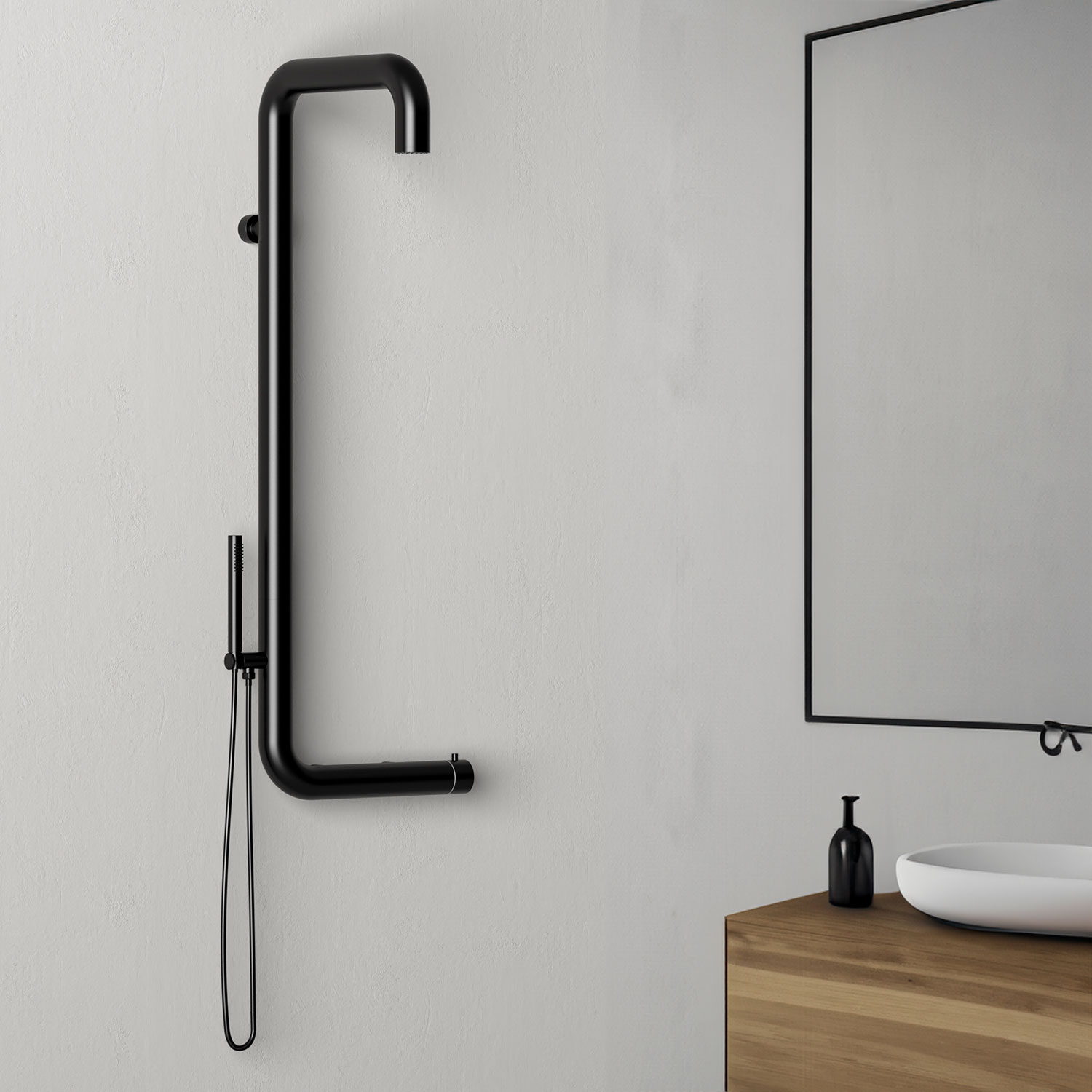 DOCCIA-ARBOREA-NERA-ambientata DOCCIA-ARBOREA-NERA<br>