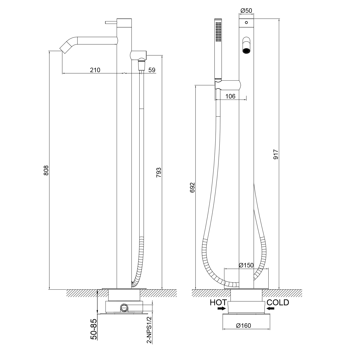 DOCCIA-CARLOFORTE-INOX DOCCIA-CARLOFORTE-INOX<br> - Imagen 3