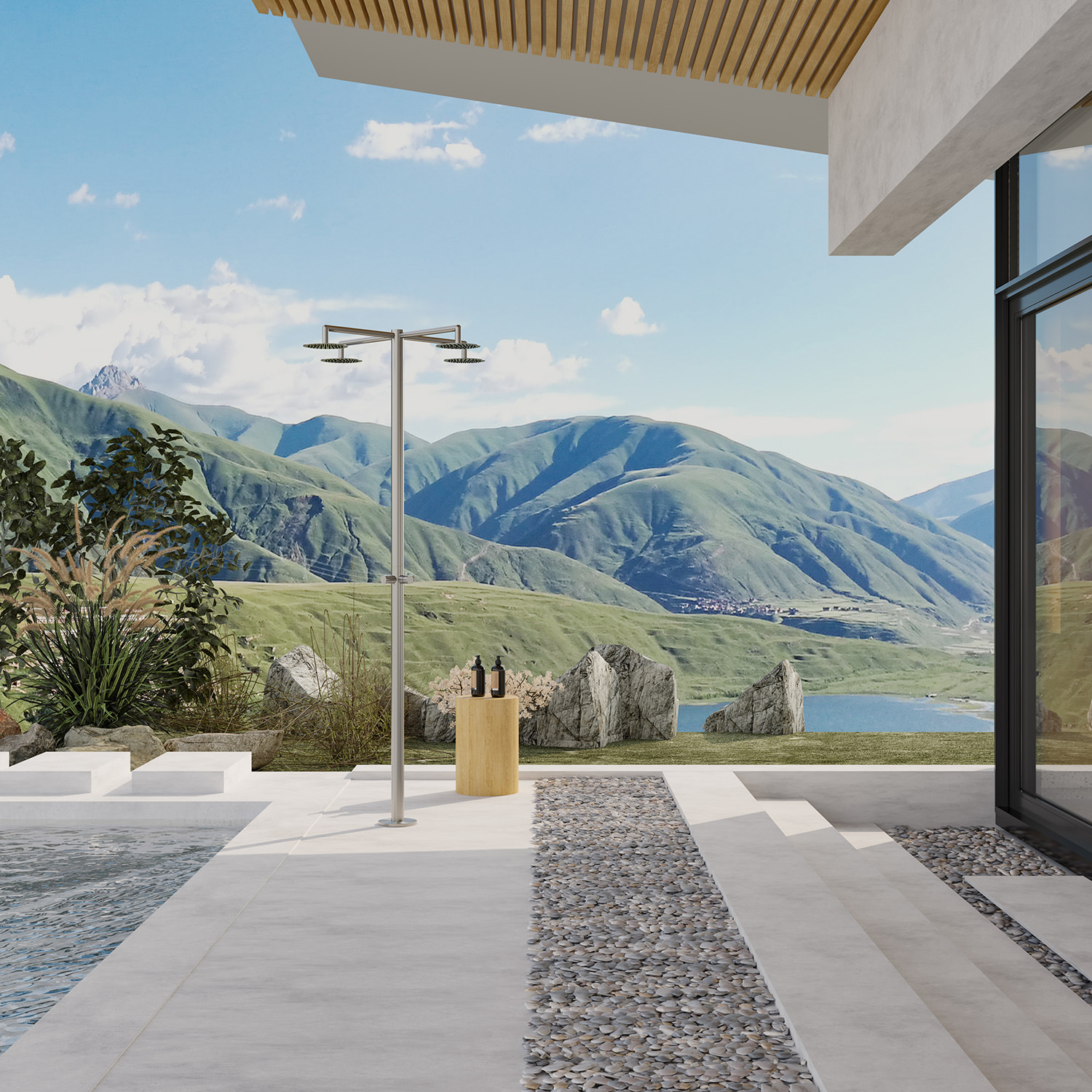 DOCCIA INOX IDRA 4T 4