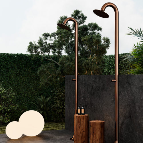 DOCCIA-INOX-LUNA-TMP-ORO-ROSA<br>