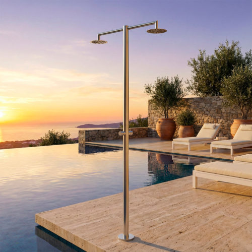 DOCCIA-INOX-ORTRO-2T<br>