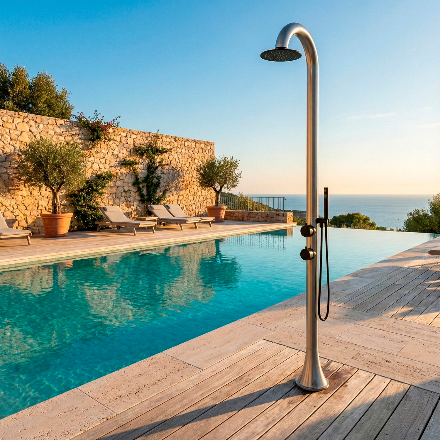 DOCCIA-LUNA-DUO-INOX-NERA-ambientata DOCCIA-LUNA-DUO-INOX-NERA<br>