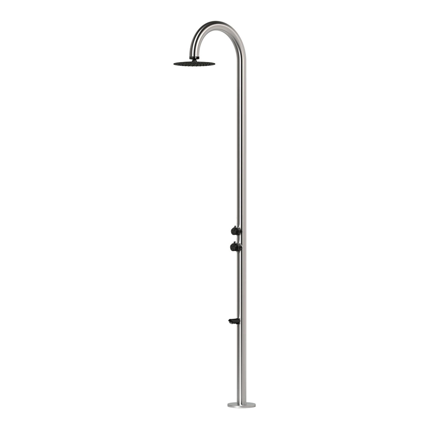 DOCCIA PALAU DUO INOX NERA 6