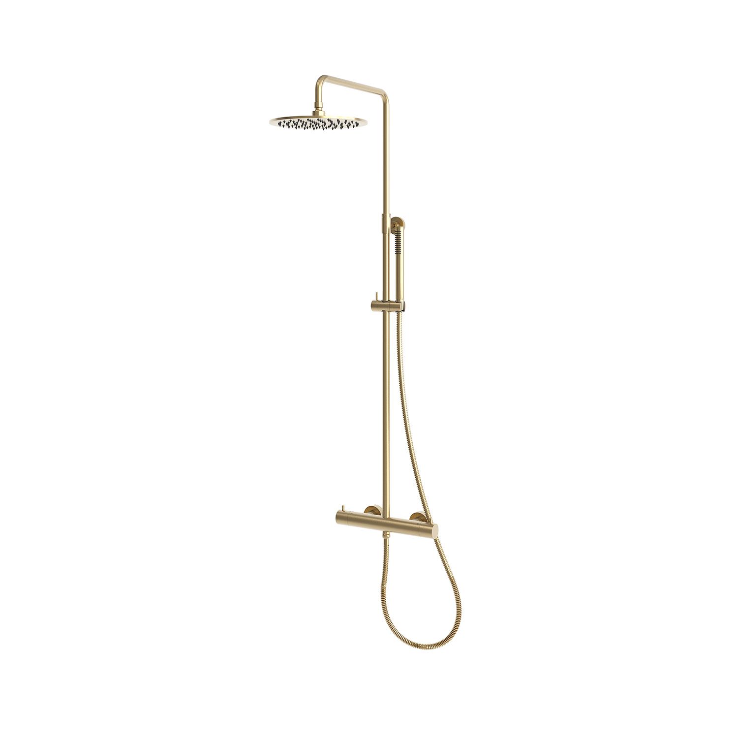 DOCCIA-PARETE-LEVANTE-TERMOSTATICA-ORO DOCCIA-PARETE-LEVANTE-TERMOSTATICA-ORO<br> - Imagen 2