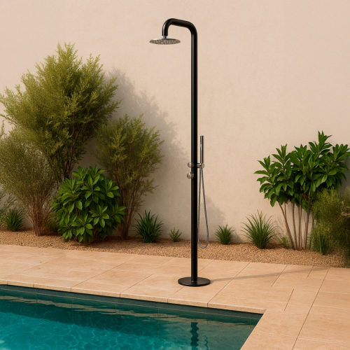 DOCCIA-PULA-DUO-NERA-INOX<br>