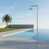 Acero inoxidable satinado Product Variation DOCCIA SANTADI INOX Ambientata 100x100