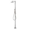 Ducha para piscina de acero 316 color acero con monocomando y difusor orientable IMEX GPK012 AC 1 100x100