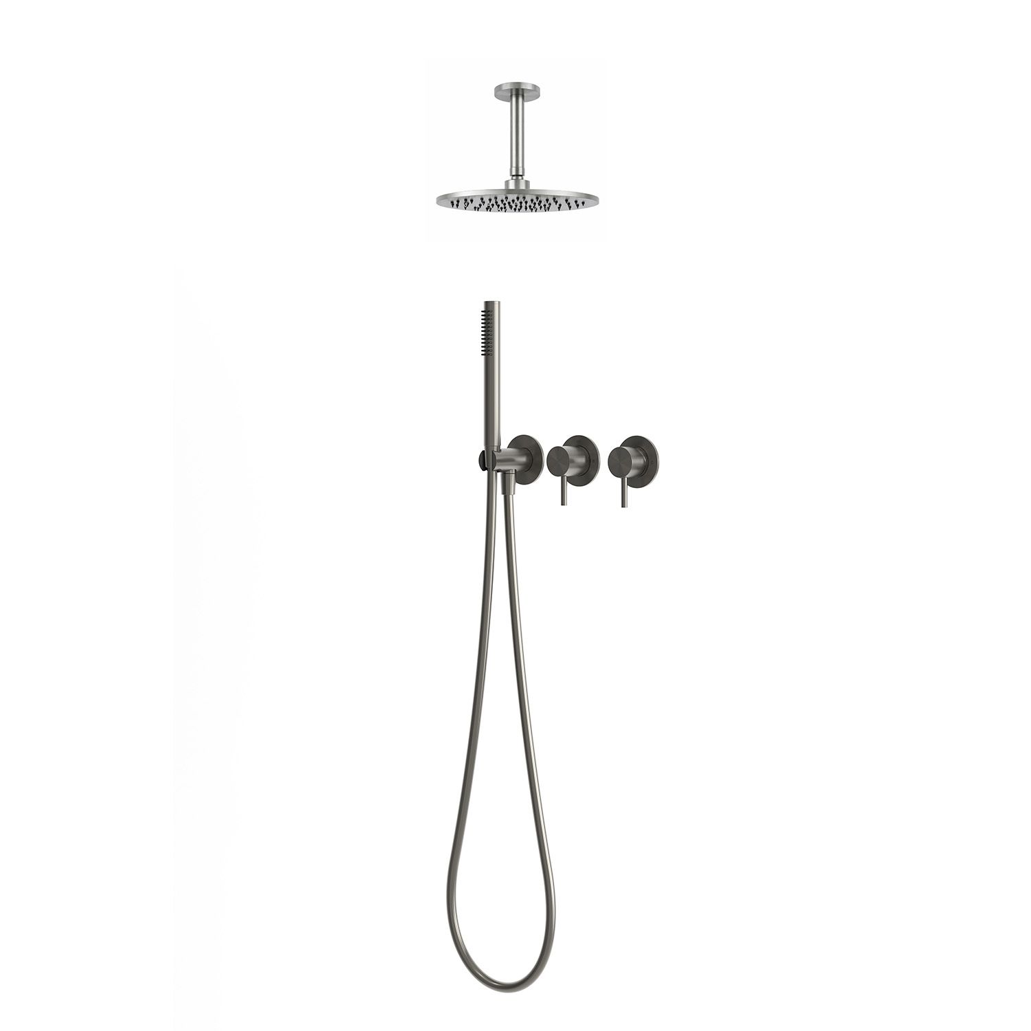 KIT DOCCIA SOFFITTO ACQUA FREDDA CORTO 30 CANNA FU 2