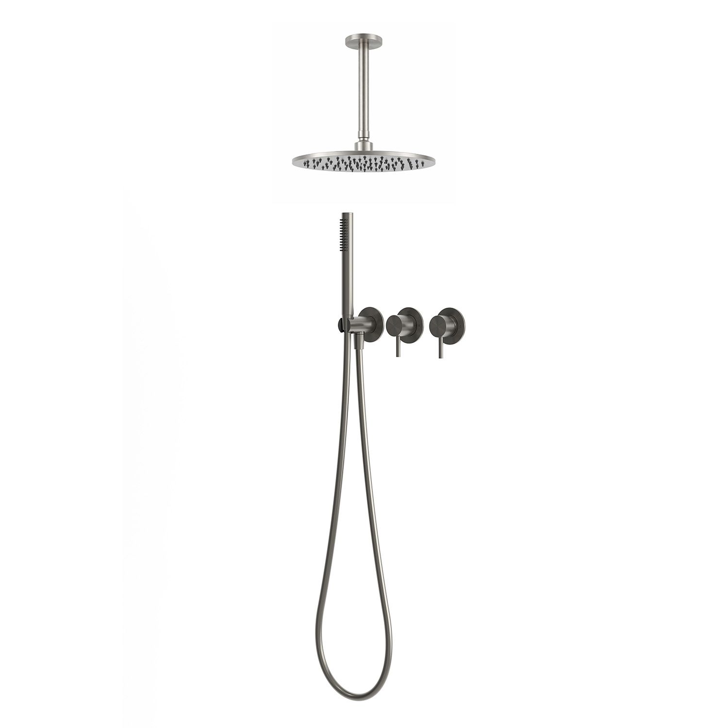 KIT DOCCIA SOFFITTO ACQUA FREDDA LUNGO 30 CANNA FU 1