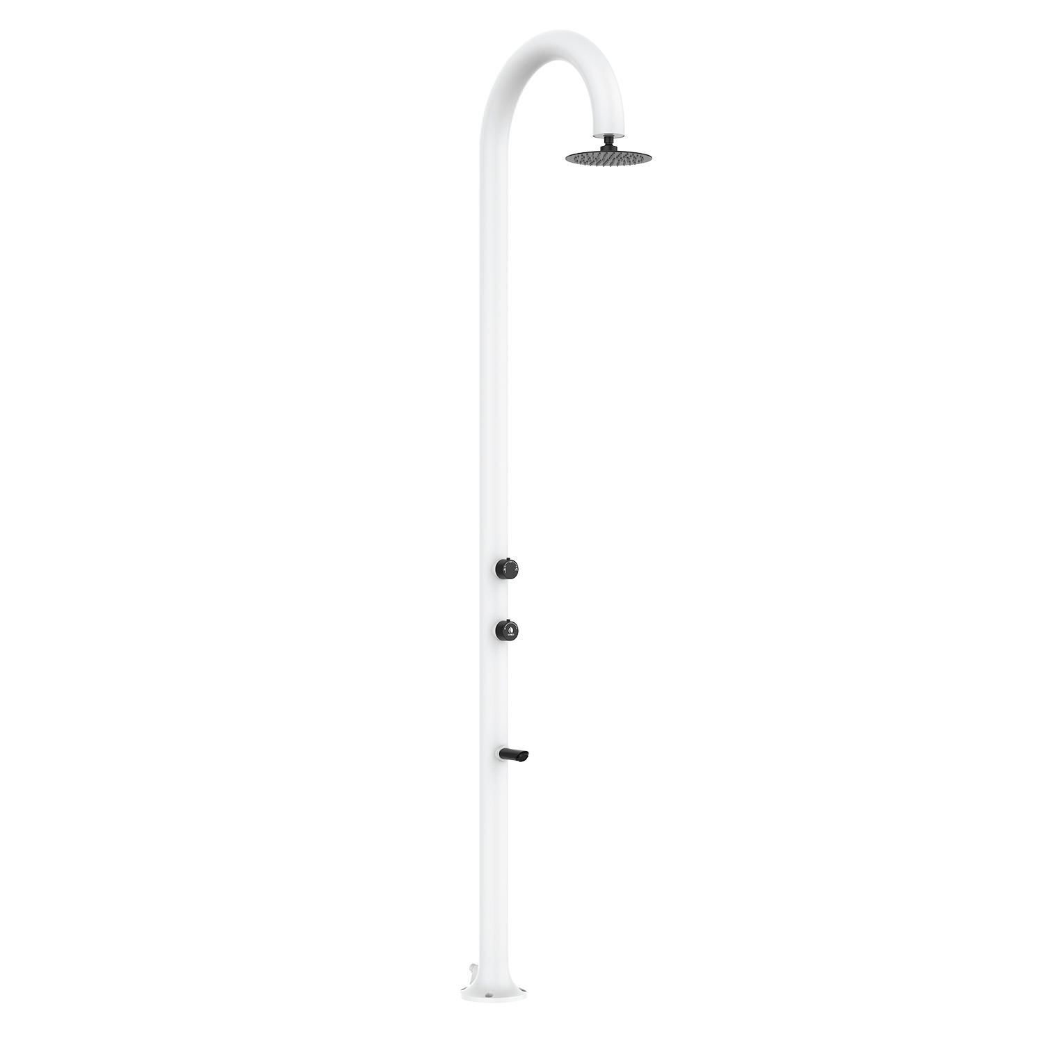 Ducha de aluminio blanca SINED LUNA-ALU-BIANCA: elegancia y Luna De Ducha De Aluminio Blanco