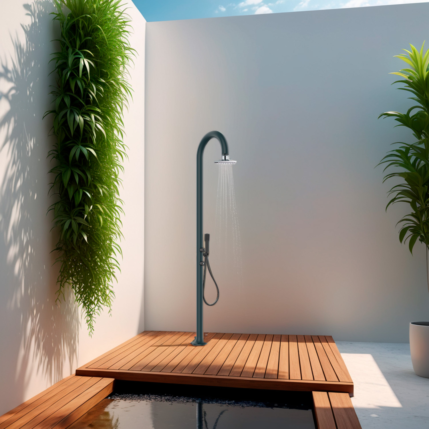 LUNA ALU D GRIGIA LCD Ambientata