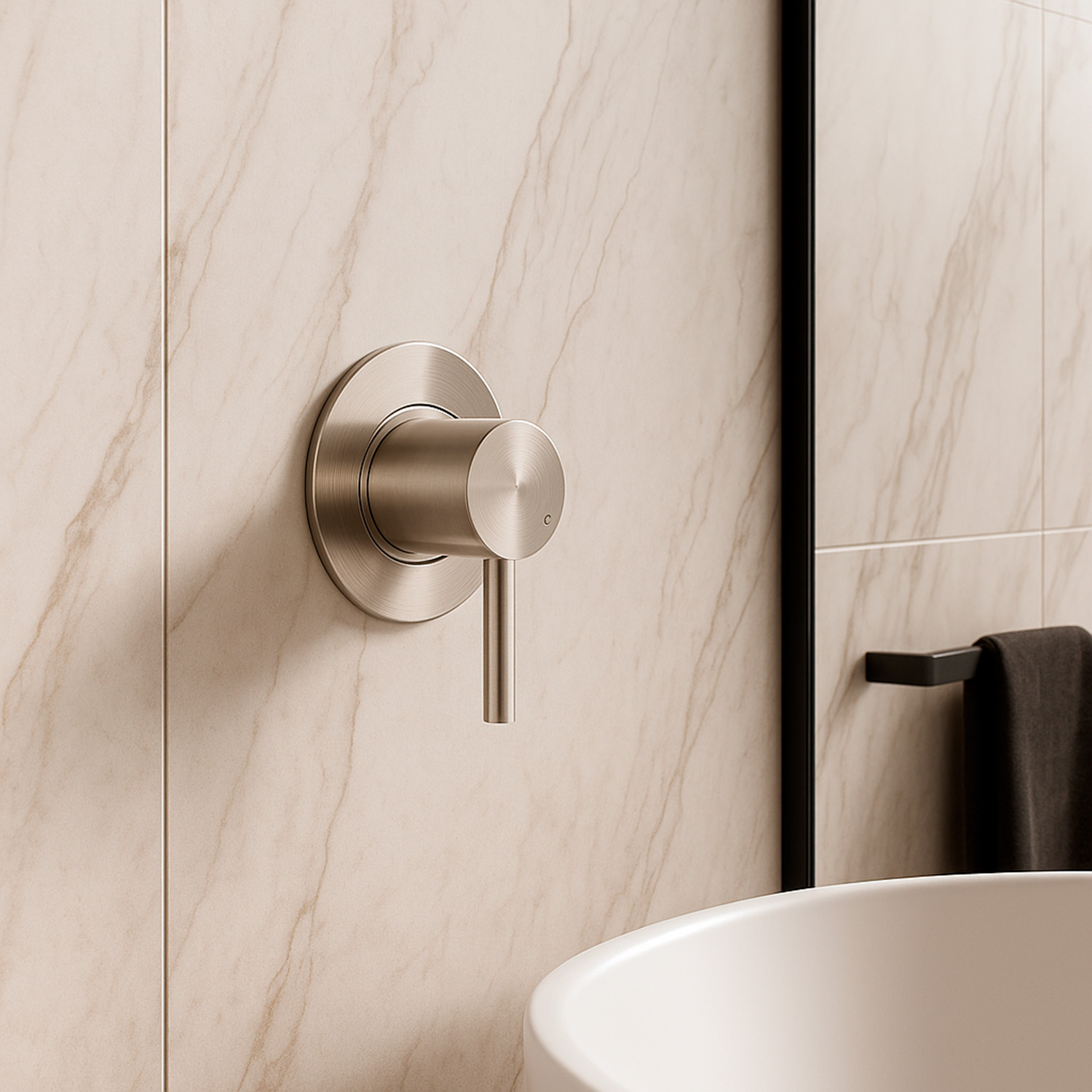 MISCELATORE-MURO-LEVANTE-INOX-ambientata MISCELATORE-MURO-LEVANTE-INOX<br>