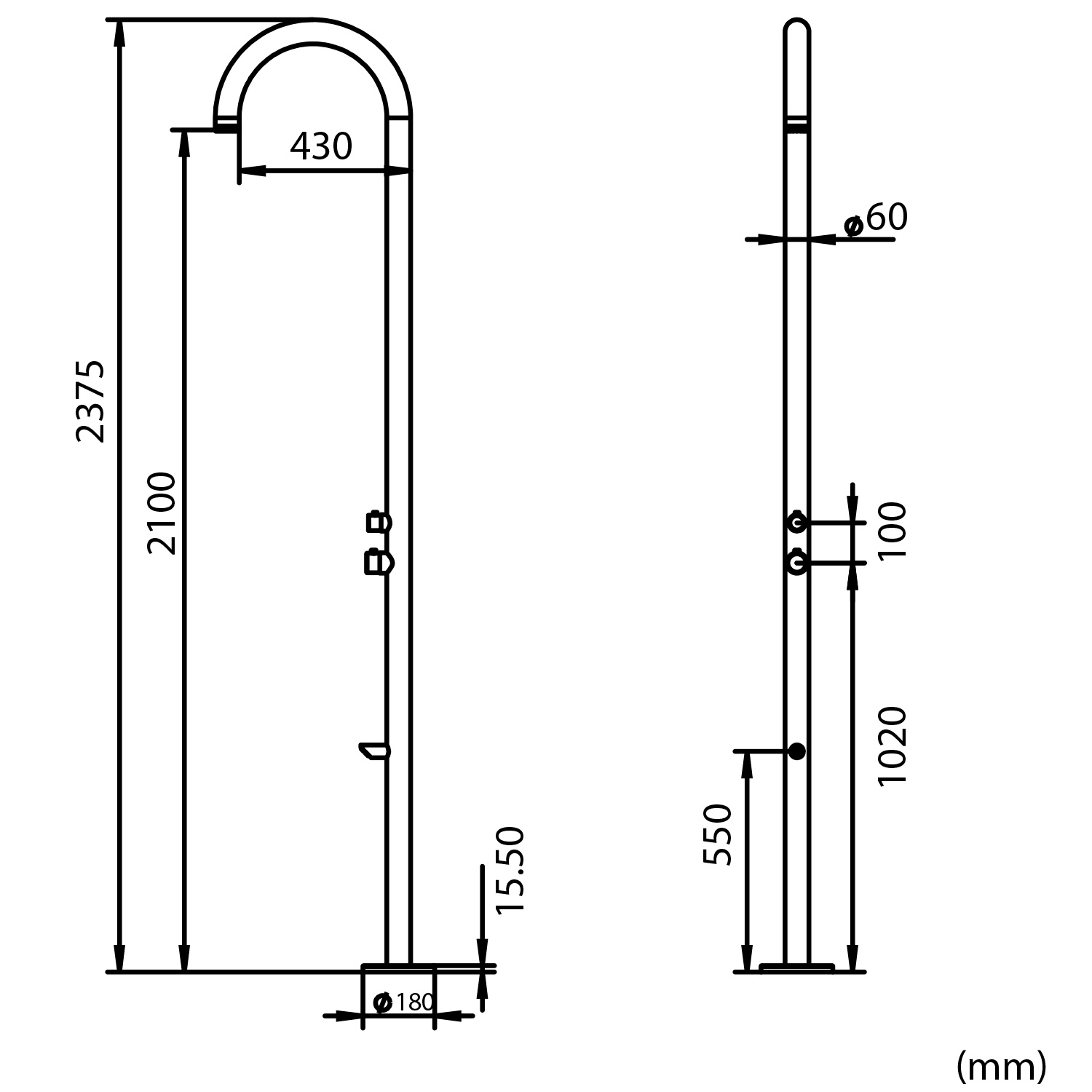 doccia piscina in acciaio inox 316L mx1007s - eleganza e durabilità, compra ora! Ducha Piscina Acero 316L MX1007S INOX.
