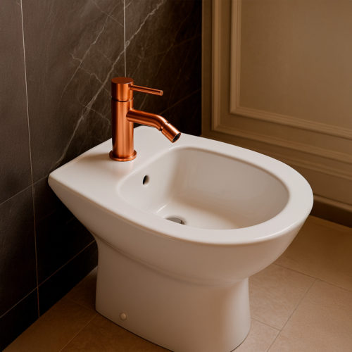 RUBINETTO-BIDET-LEVANTE-ORO-ROSA<br>