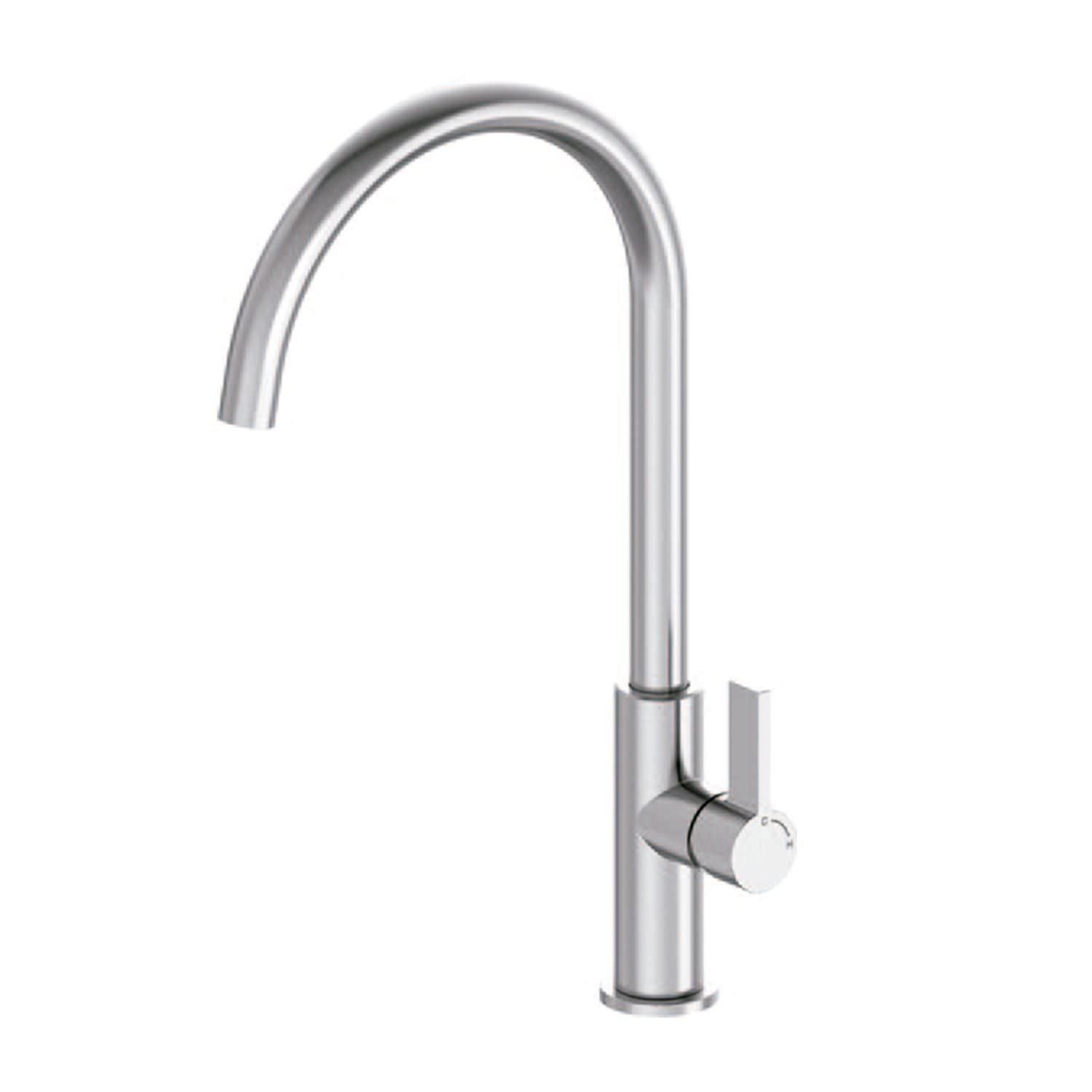 RUBINETTO-LAVELLO-LEVANTE-ALTO-INOX RUBINETTO-LAVELLO-LEVANTE-ALTO-INOX<br> - Imagen 2