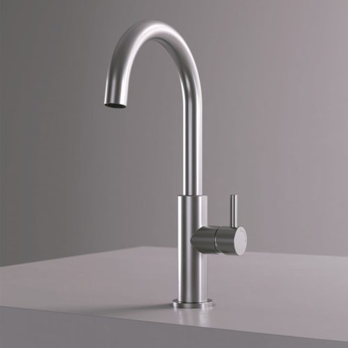 RUBINETTO-LAVELLO-LEVANTE-ALTO-INOX<br>