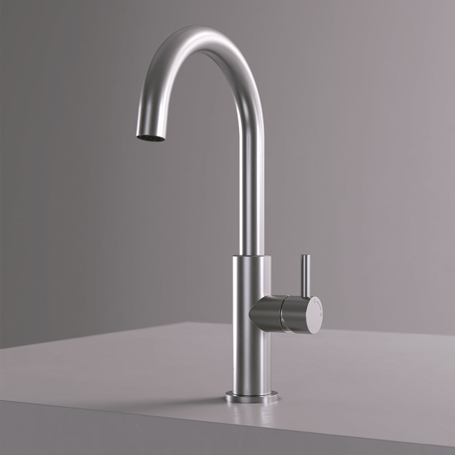 RUBINETTO-LAVELLO-LEVANTE-ALTO-INOX-ambientata RUBINETTO-LAVELLO-LEVANTE-ALTO-INOX<br>