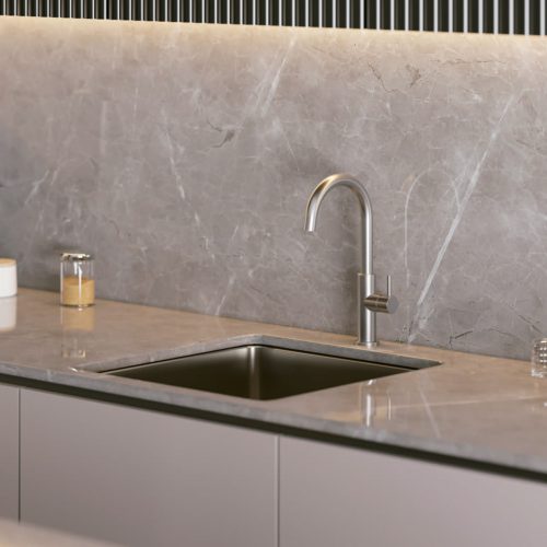 RUBINETTO-LAVELLO-LEVANTE-BASSO-INOX<br>