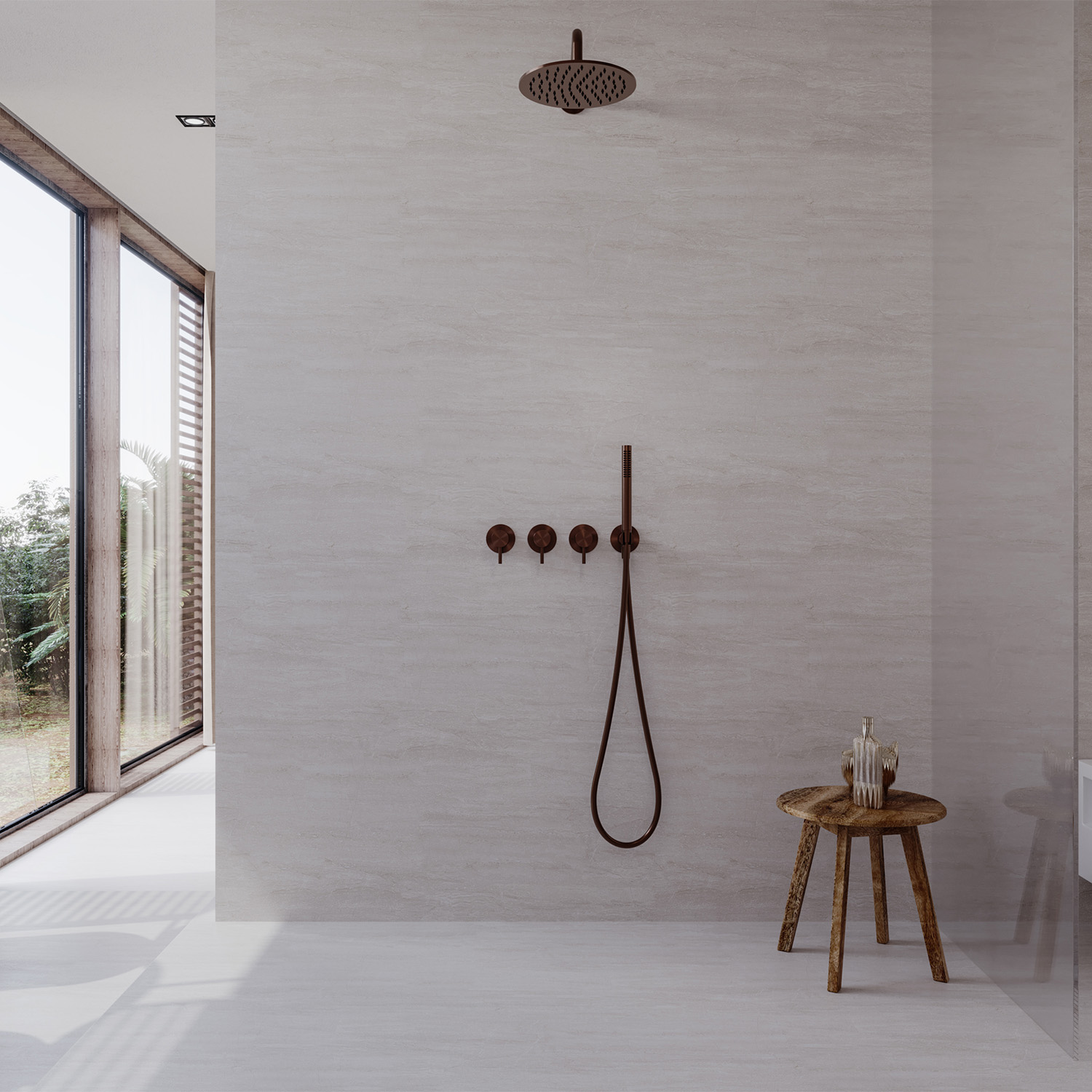 SET-MISCELATORE-MURO-DOCCINO-LEVANTE-ORO-ROSA-ambientata SET-MISCELATORE-MURO-DOCCINO-LEVANTE-ORO-ROSA<br>