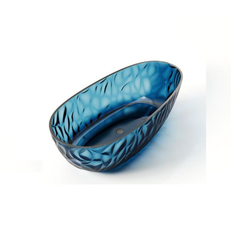 VASCA-TRASPARENTE-ZEFIRO-BLU-170 VASCA-TRASPARENTE-ZEFIRO-BLU-170<br> - Imagen 2